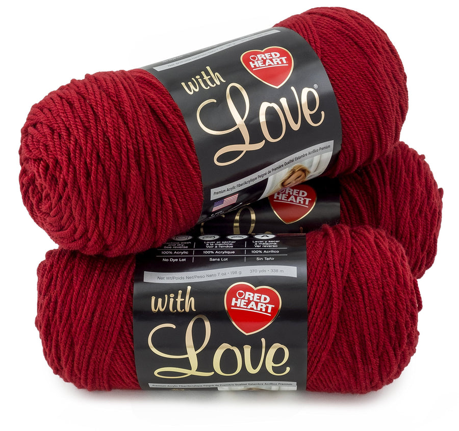 With Love Yarn, Metallic - White