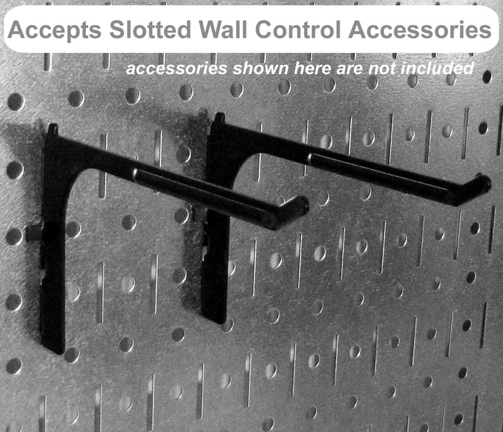 Pegboard 16in x 32in Horizontal Galvanized Metal Pegboard Tool Board Panel