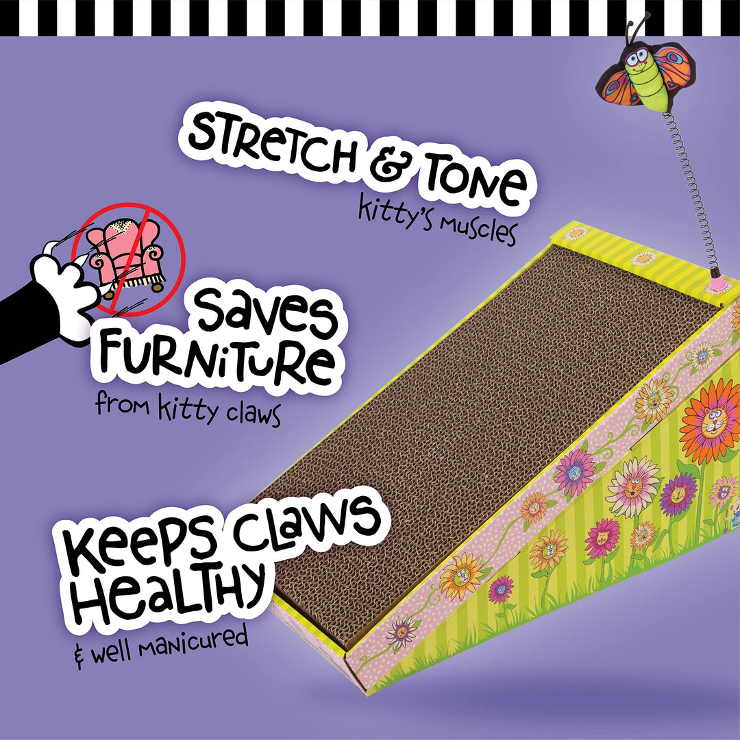 FAT CAT Big Mama's Scratch 'n Play Ramp Reversible Cardboard Toy