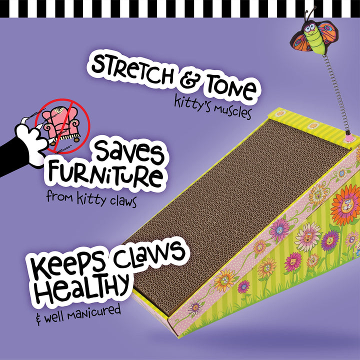 FAT CAT Big Mama's Scratch 'n Play Ramp Reversible Cardboard Toy