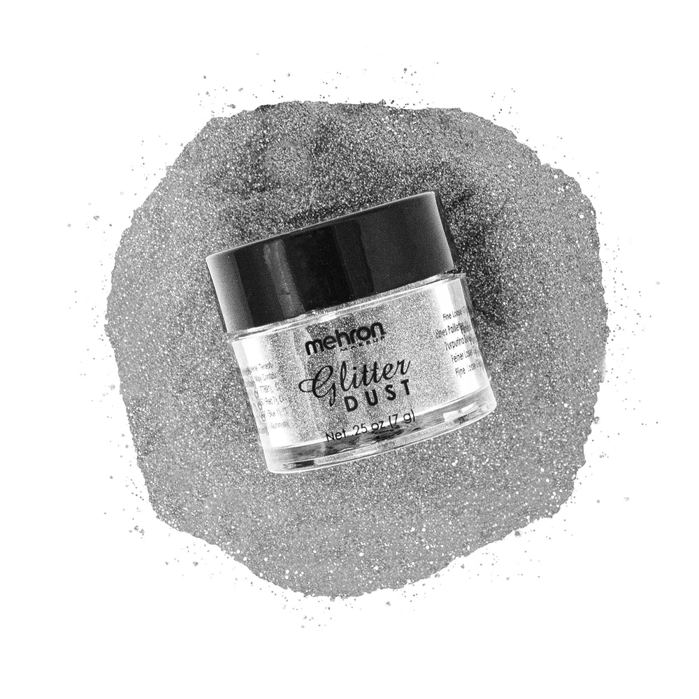 Makeup Paradise AQ Glitter Face and Body Paint, SILVER - .25 oz