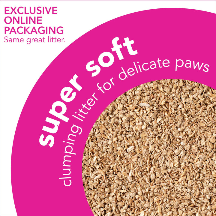 ökocat Super Soft Wood Clumping Cat Litter, Unscented,14 pounds - Natural Ingredients, Stops Odor, Clumps Solid, 99% Dust Free, Great for All Cats, Sensitive Paws, Kittens