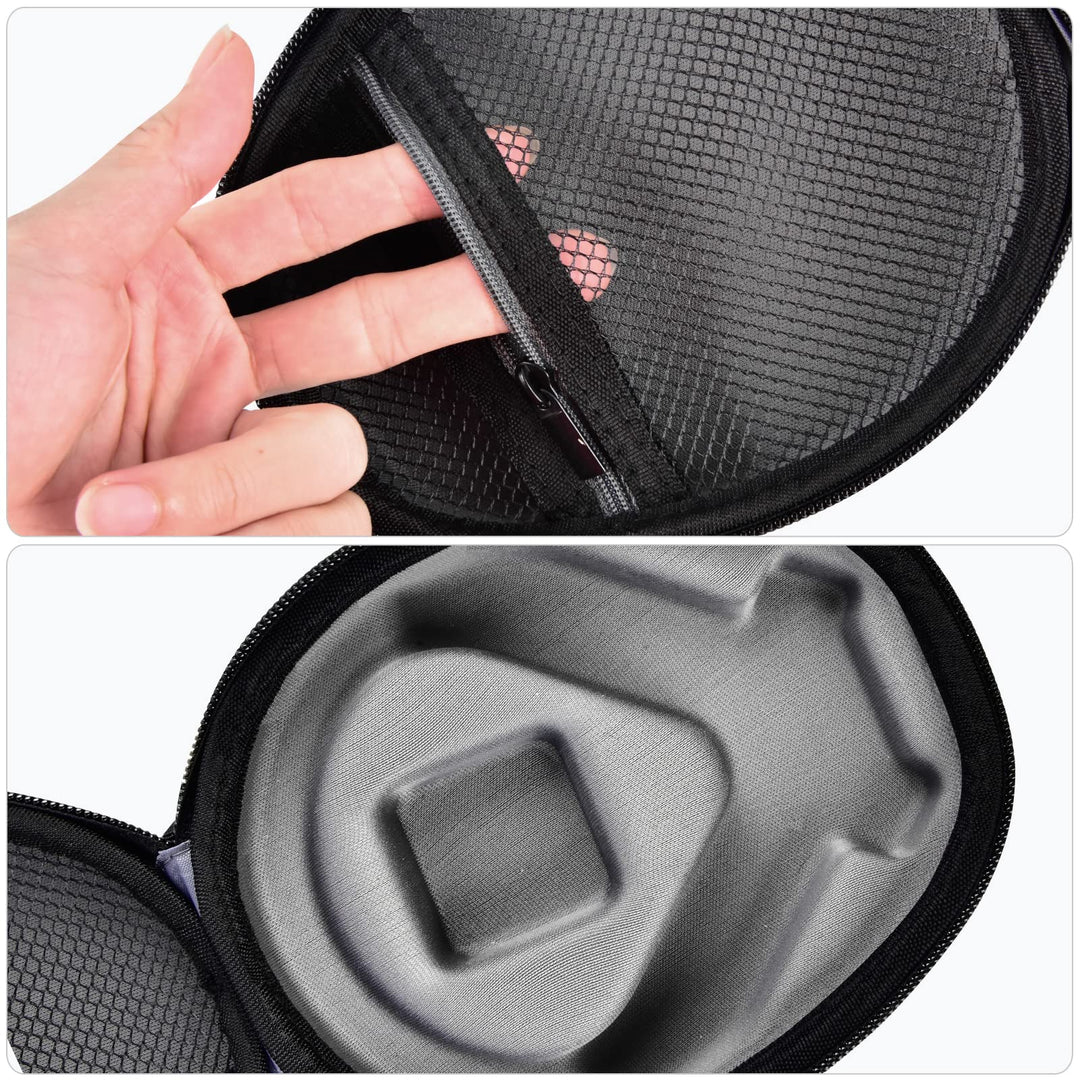 Case Compatible with Aeropex/for Trekz Air/for Titanium Mini Open Ear Wireless Bone Conduction Headphones AS650 / AS800, Storage Holder for Earplugs, Cables and Accessories, Grey-Box Only