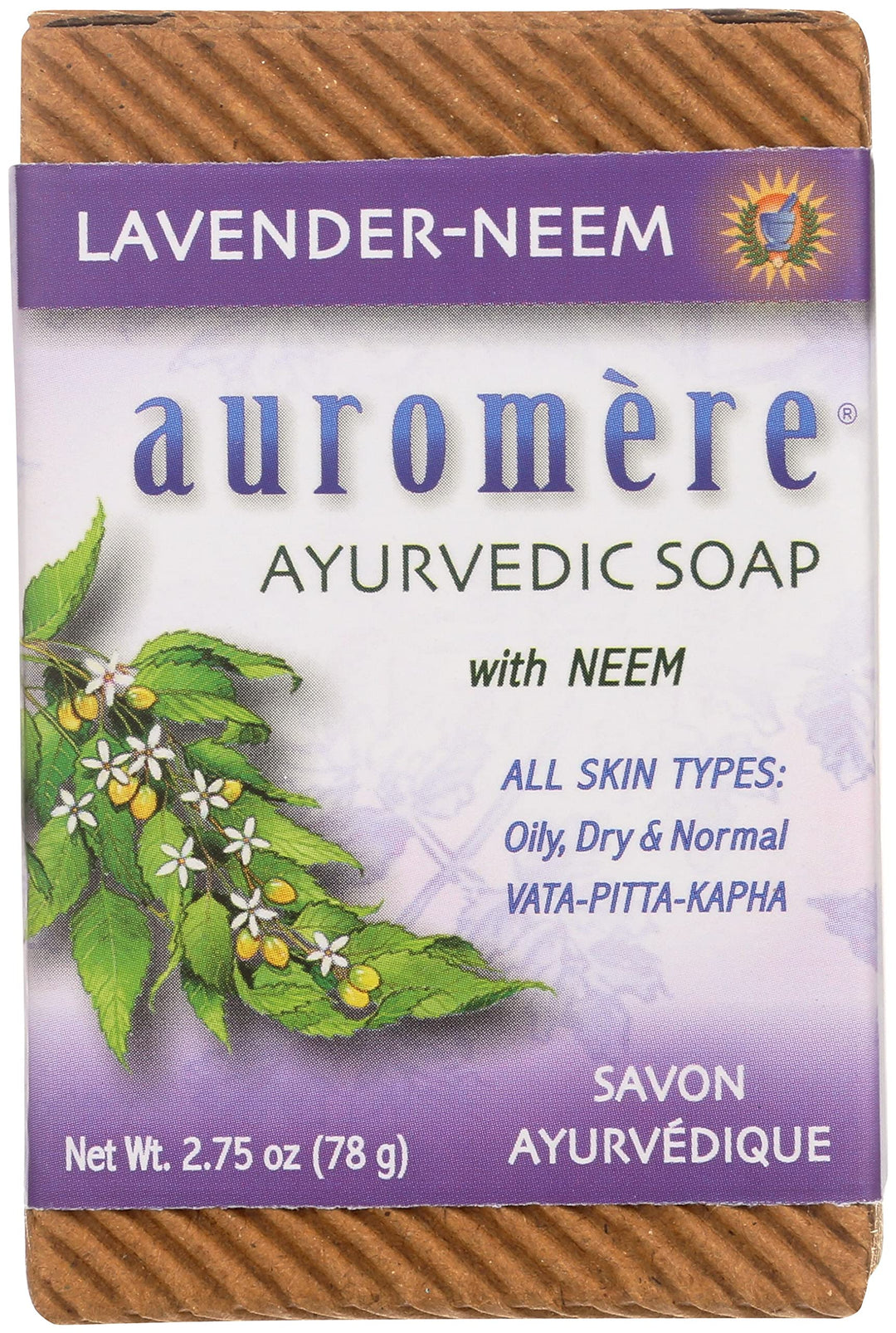 Ayurvedic Bar Soap Lavender-Neem 2.75 Oz