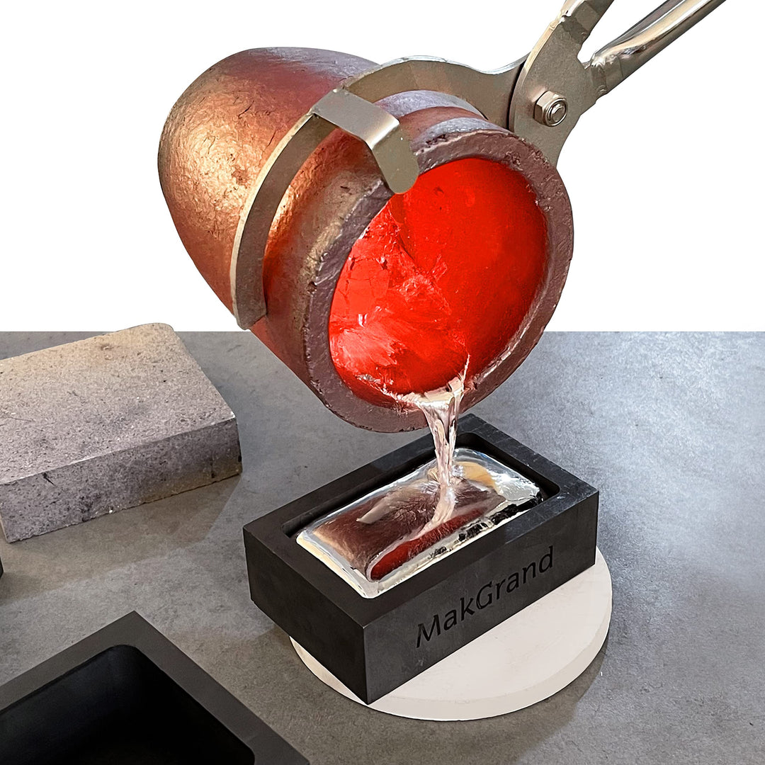 12.2KG Clay Graphite Crucibles, Melting Casting Metal, Withstand The High Temperature 1800(3272°F), Refining Aluminum Gold Silver Copper Glass, Casting Tools (12.2kg)