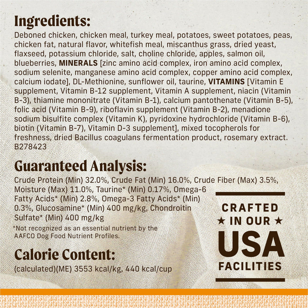 Lil’ Plates Premium Grain Free Dry Dog Food For Small Dogs, Real Chicken And Sweet Potato Kibble - 12.0 lb. Bag