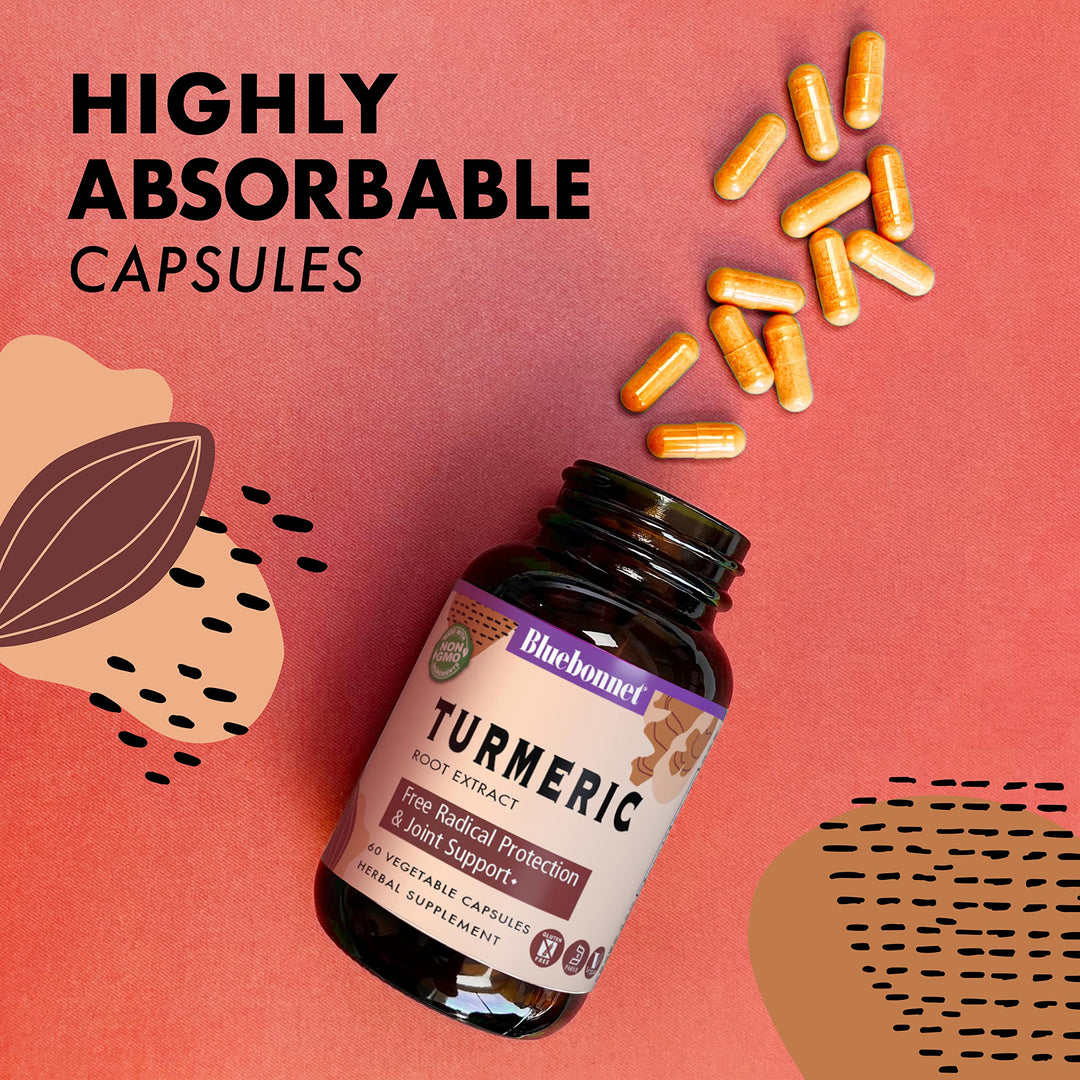 Turmeric Root Extract Supplement, 60 Count