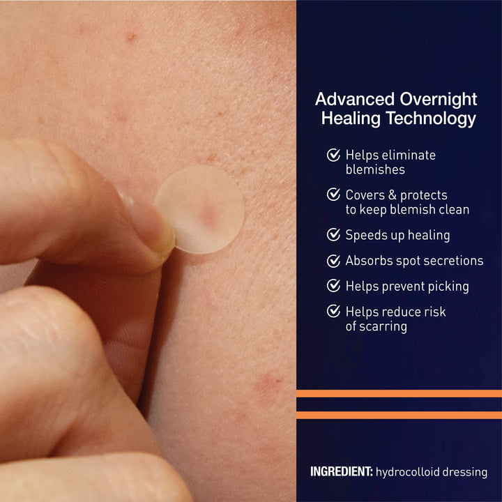 PM Overnight Spot Patches, Advanced Hydrocolloid Healing Technology, Fragrance Free, 80 Count