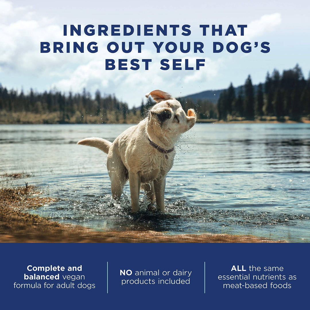 Limited Ingredient Diets Vegetarian Brown Rice, Oat Groats, Barley & Peas | Adult Dry Dog Food |Vegan | 28-lb. Bag