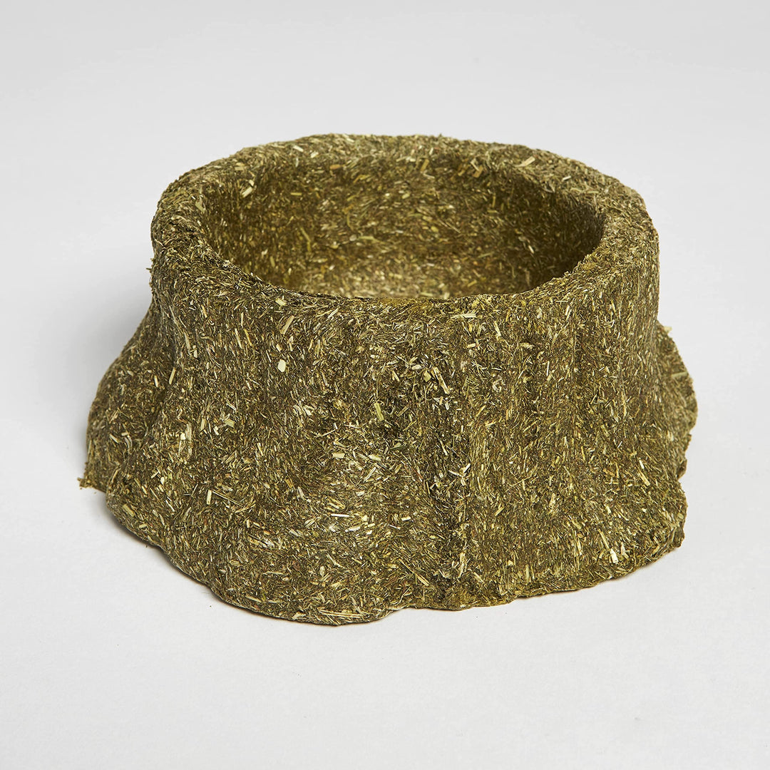 Premium Timothy Hay Chew-A-Bowl for Rabbits, Guinea Pigs, and Chinchillas