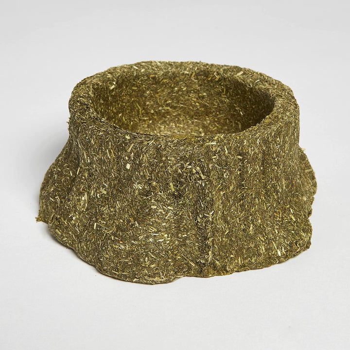 Premium Timothy Hay Chew-A-Bowl for Rabbits, Guinea Pigs, and Chinchillas