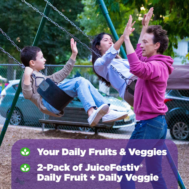 JuiceFestiv, The Ultimate Fruit and Veggie Super-Food to Support Balanced Nutrition and Overall Well-Being, Plus Antioxidants for Cellular Health, 60 Capsules (2-Count), Up to a 30 Day Supply