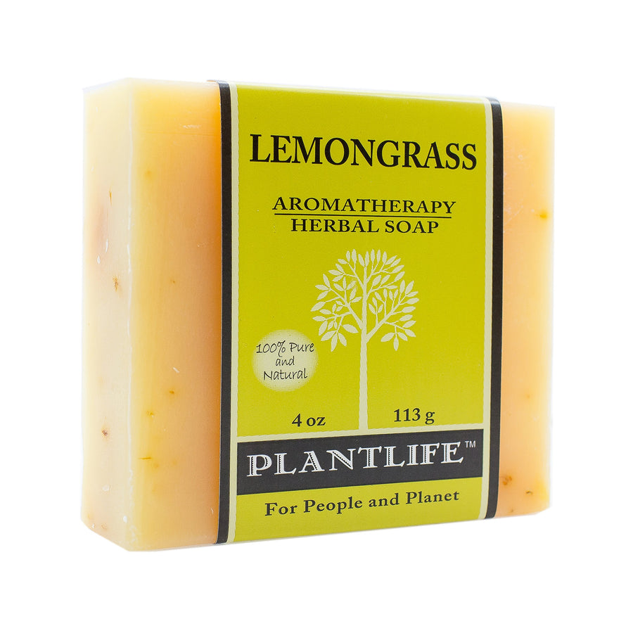 Lemongrass 100% Pure & Natural Aromatherapy Herbal Soap 4 oz 113g