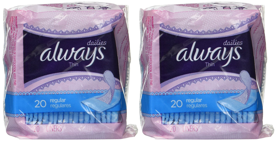Dailies Thin Regular 20 count - 2 pack