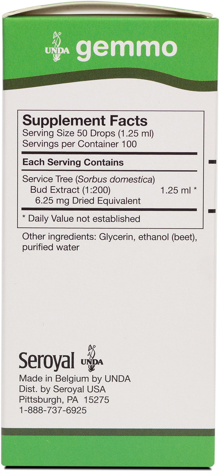 UNDA Gemmo Therapy - Sorbus Domestica - Service Tree Buds - 4.5 fl oz (125 ml)