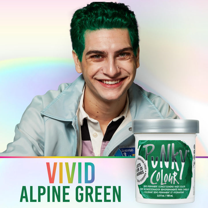 Jerome Russell Semi Permanent Hair Color Conditioning, 100Ml - Alpine Green (Pack Of 1)