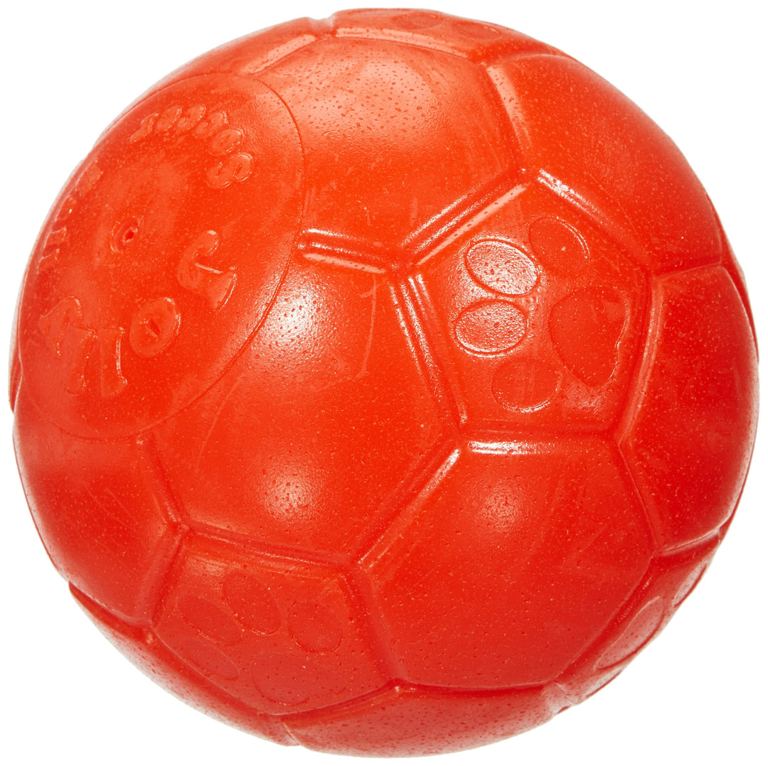 Large Soccer Ball Floating-Bouncing Dog Toy, 8 inch Diameter, Orange