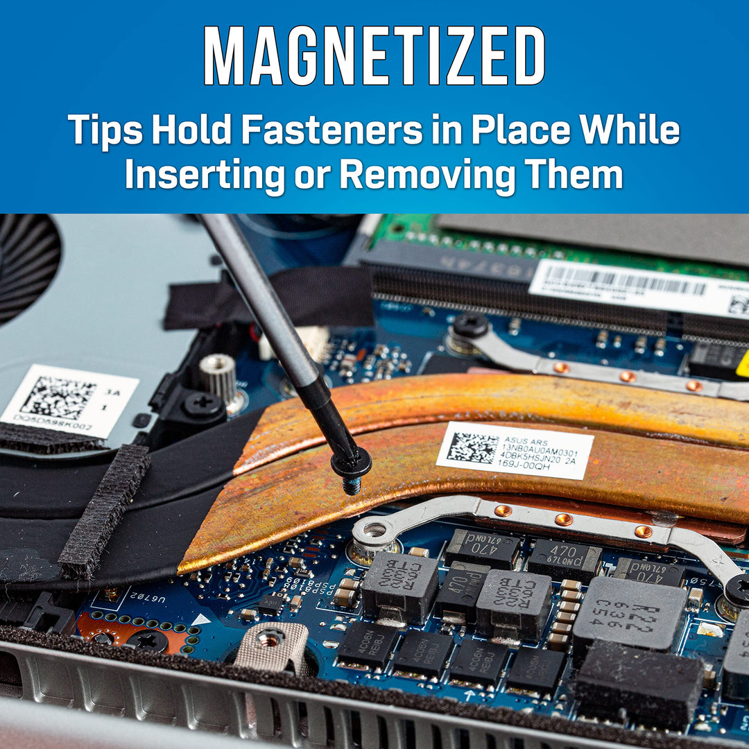 Jonard Tools SDKP-2 Phillips #00 & Cabinet Slotted Precision Screwdriver Set