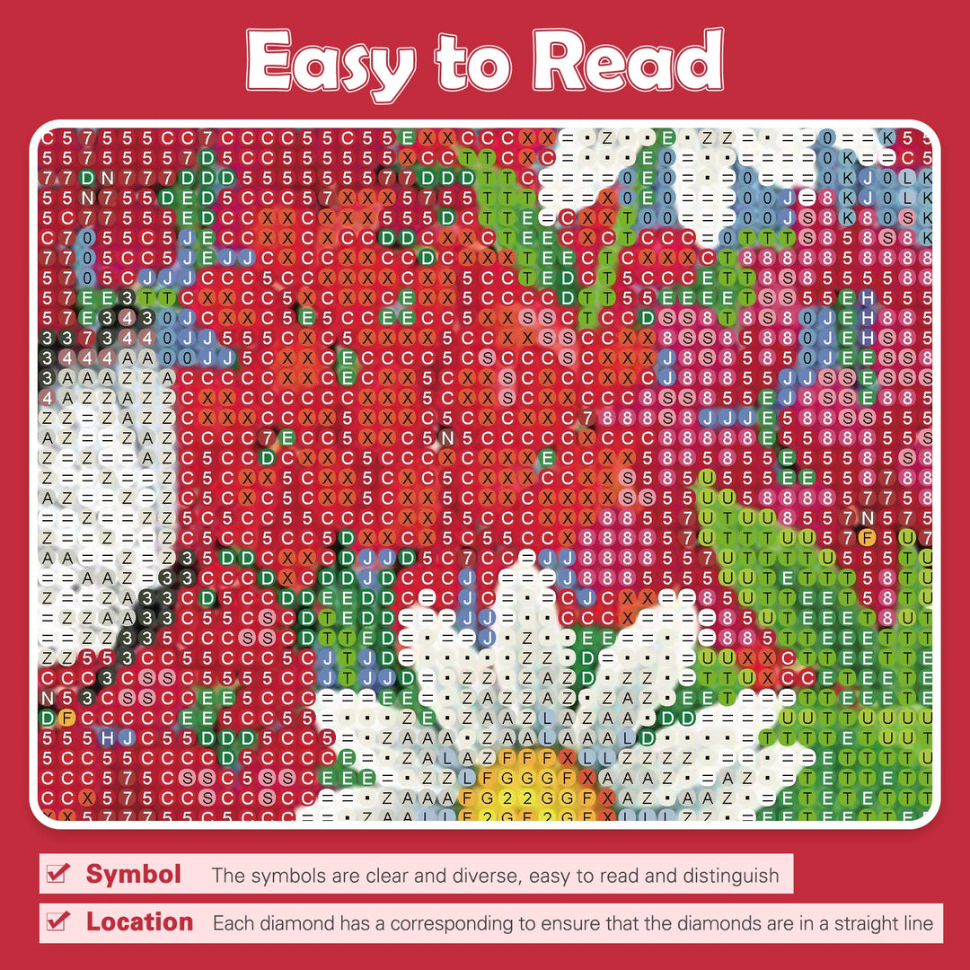 Diamond Painting Flowers, 5D DIY Diamond Painting Kit Paint with Diamonds Full Drill Diamond Art for Adults Paint by Diamond Kits Gem Art Diamond Painting Butterfly 12x16 Inch