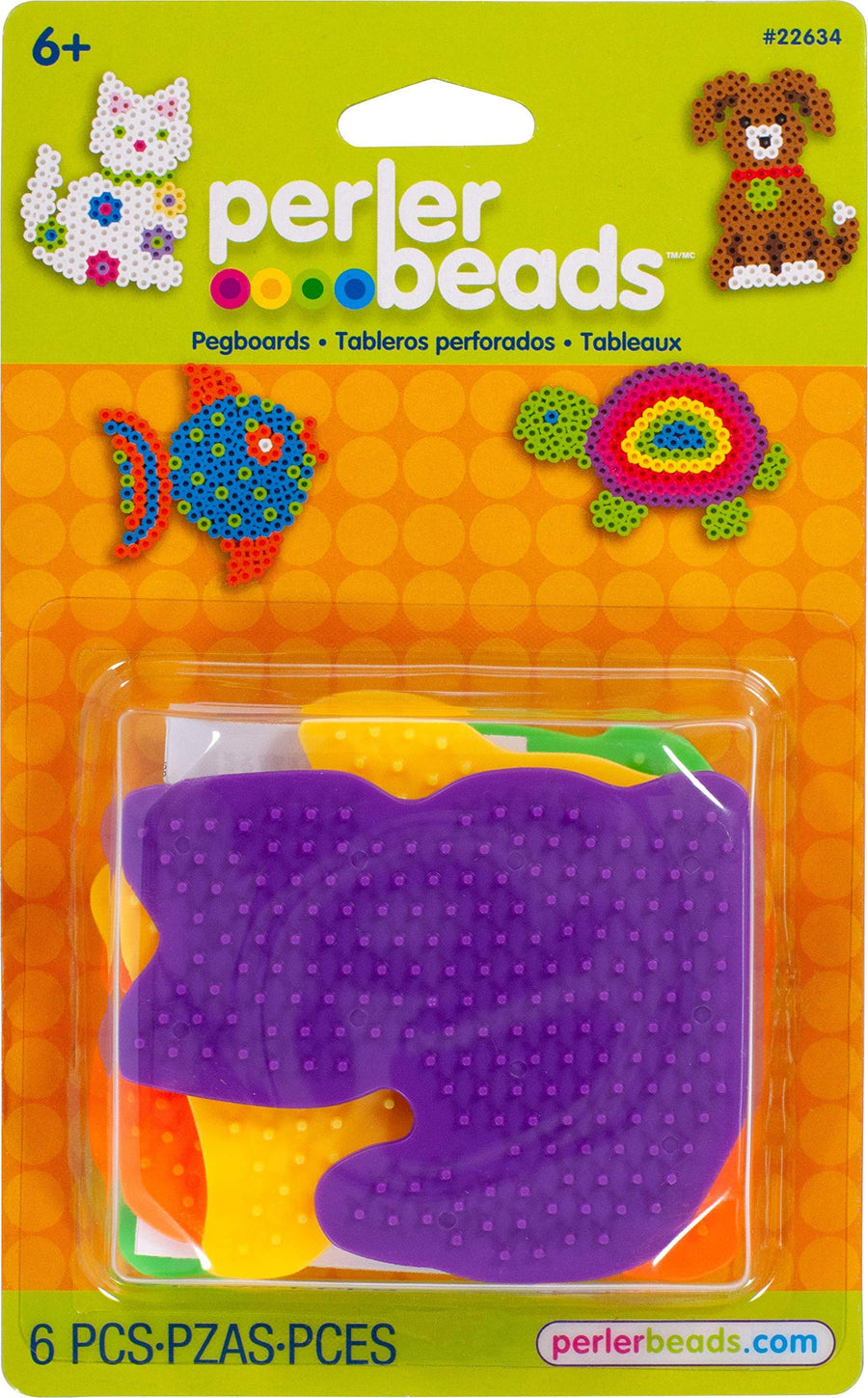 Beads Small Animal Pegboards - 4 Count