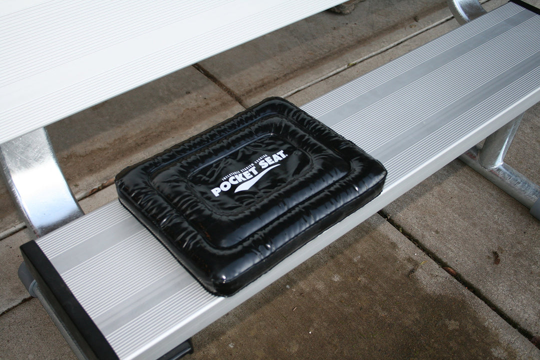 PocketSeat Inflatable Seat Cushion, Sit on a Cushion of Air, 14x11x1.5, Durable .25mm PVC Folds to fit in Pocket, Purse or Backpack