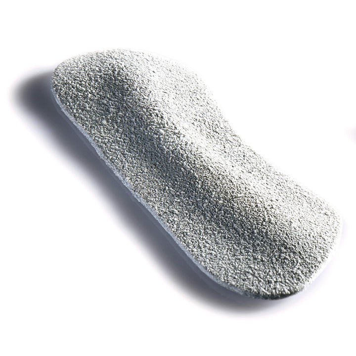 Pedag Stop Padded Leather Heel Grips, Gray, Ten Pair