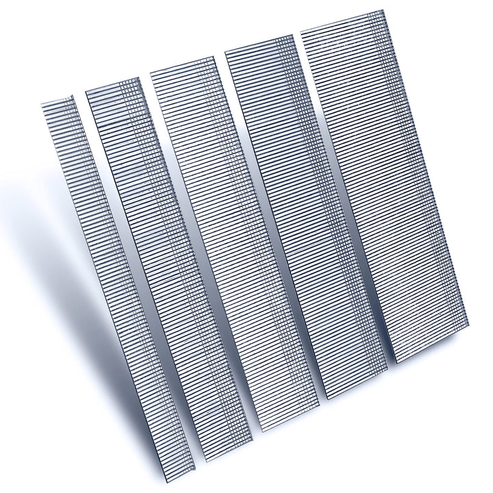1600 pcs 18 Gauge Brad Nails 5 Sizes (5/8+1+1 1/4+1 1/2+2 Inch) Galvanized Nail Assorted Size Project Pack