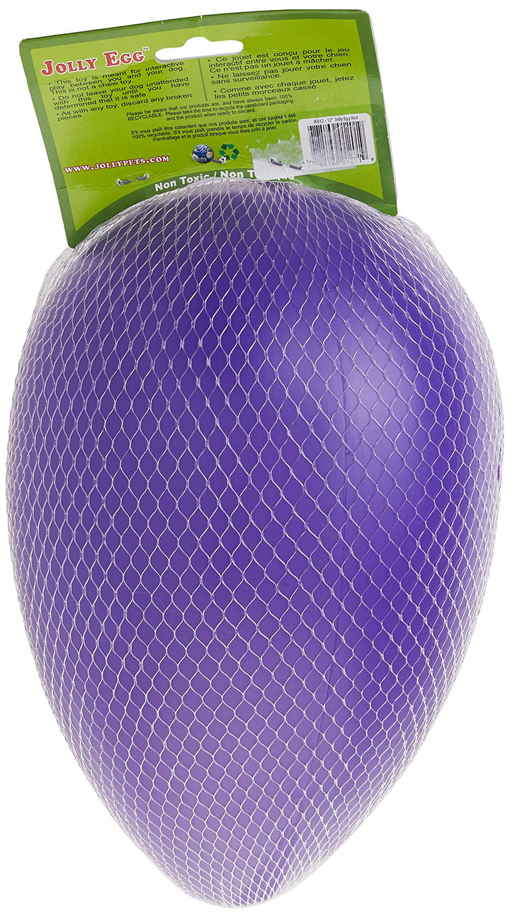 Jolly Egg Dog Toy, 12 Inches/Large, Purple