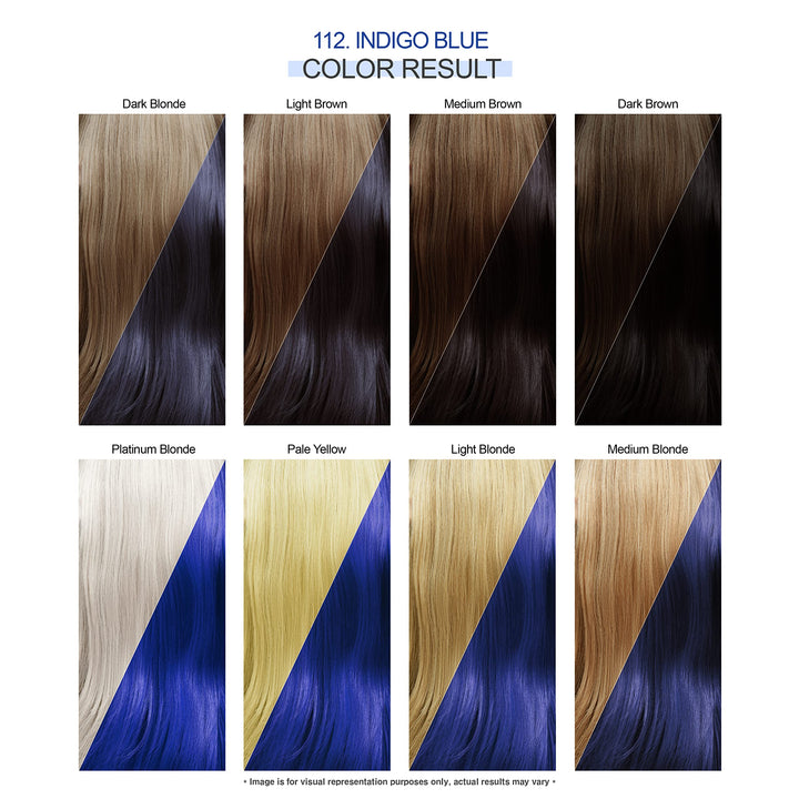 Shining Semi Permanent Hair Colour, 112 Indigo Blue