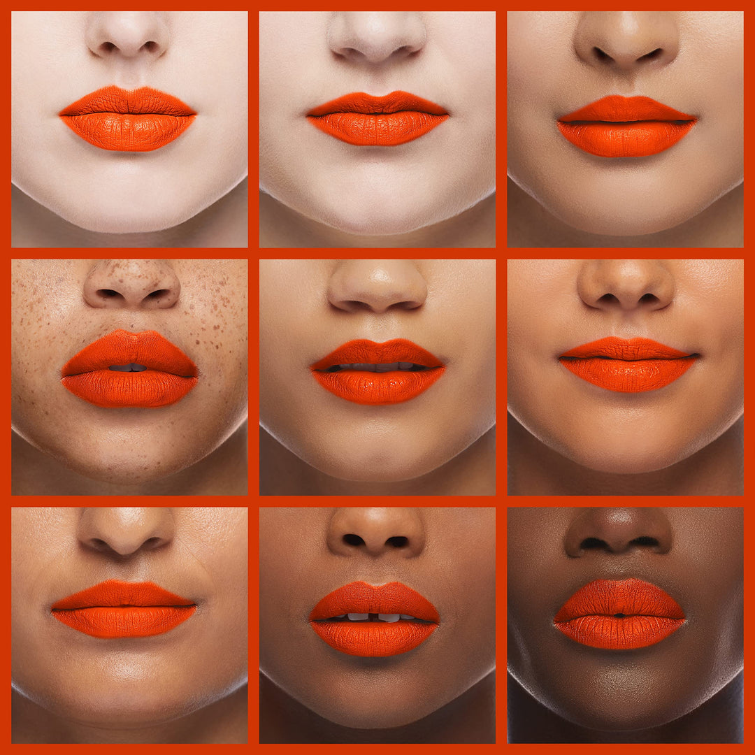 Exhibitionist Cream Lipstick, Orange AF