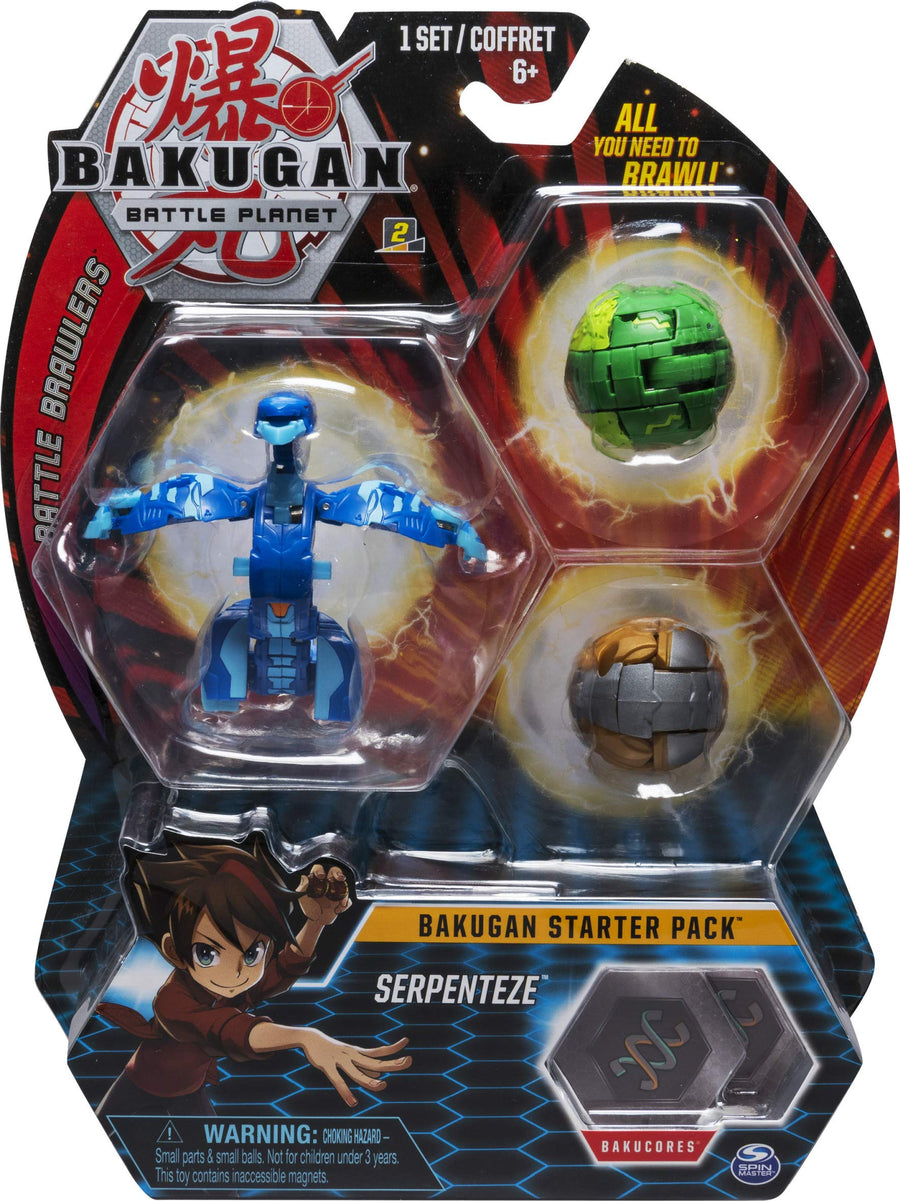 Starter Pack 3-Pack, Serpenteze, Collectible Action Figures, for Ages 6 and up (Styles May Vary)