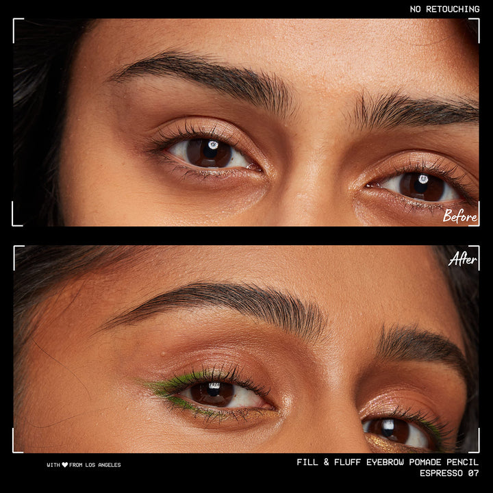 PROFESSIONAL MAKEUP Fill & Fluff Eyebrow Pomade Pencil, Espresso