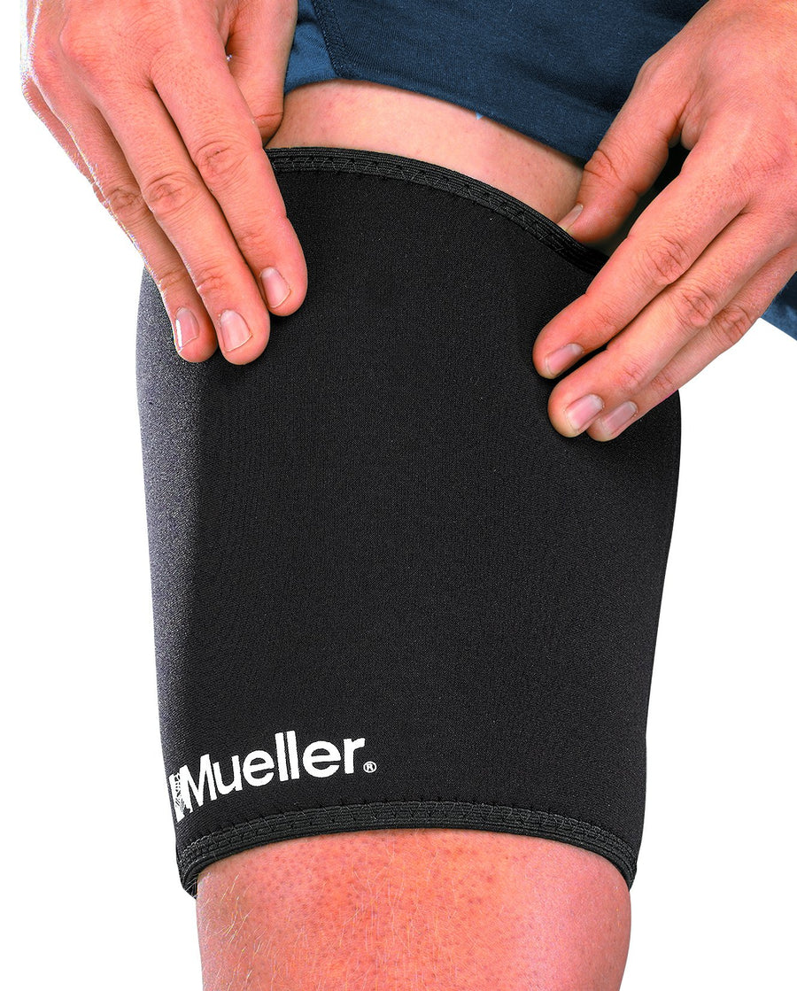 Thigh Sleeve, For Men and Women, Black, Large