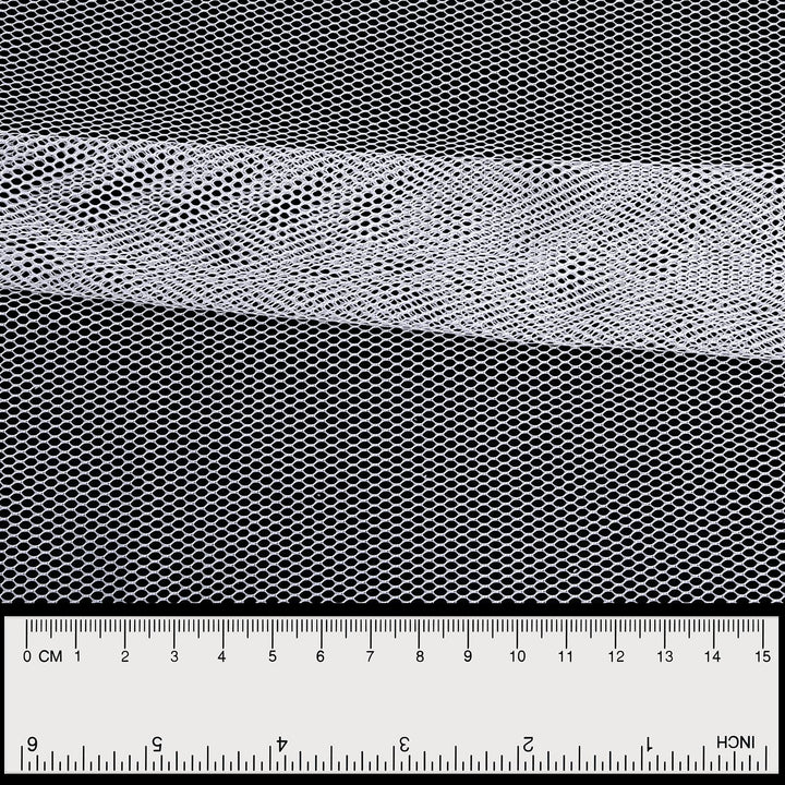 29.5 X 59 Inch White Mesh Fabric Slightly Stretchy for Backpack Pocket and Straps, Netting Clothes, Netting Bag Shopping Bag