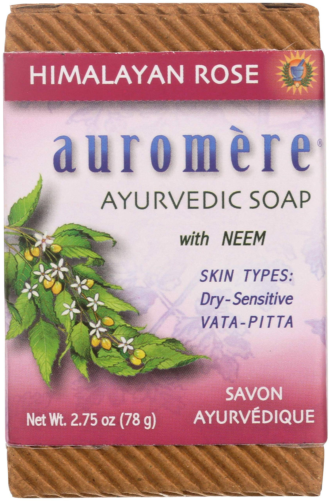 Ayurvedic Bar Soap Himalayan Rose - 2.75 Oz