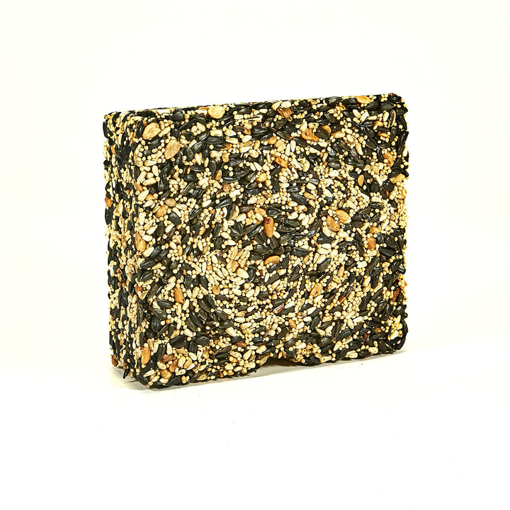 Wild Bird Gourmet Seed Cake For Cardinals, Chickadees, Juncos, Titmice, Woodpeckers and More, 2 Pounds