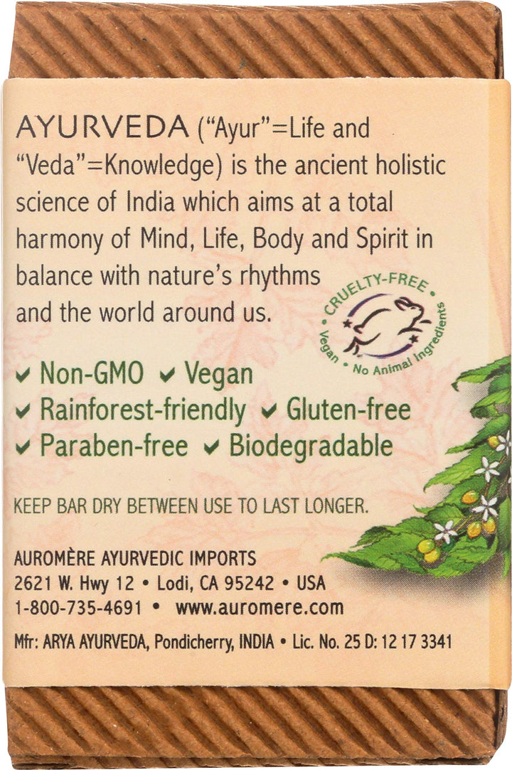Ayurvedic Bar Soap Vanilla-Neem 2.75 Oz