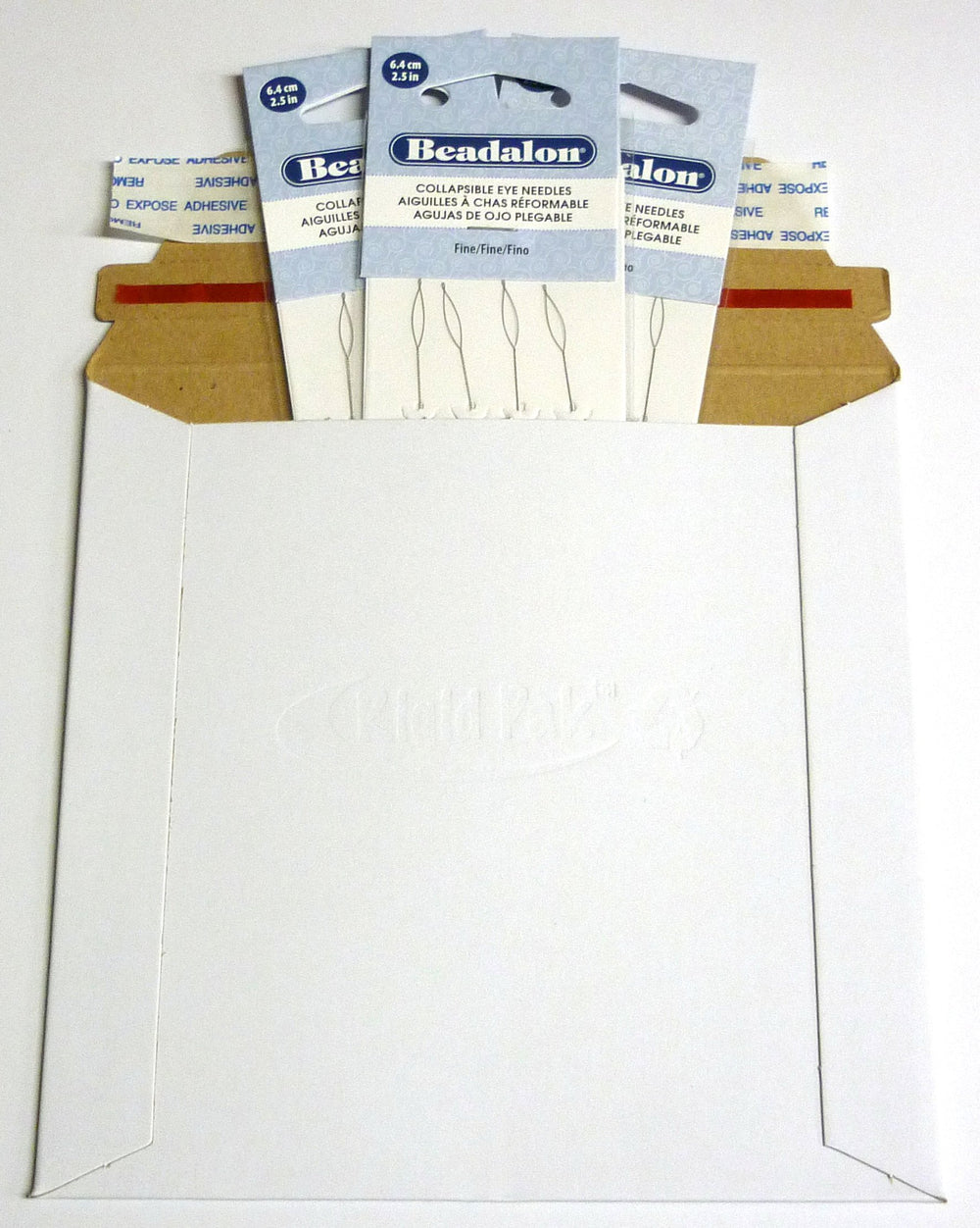 3-PACK - Collapsible Eye Needles 2.5-Inch Fine 4 per Pack (in Rigid Pak TM mailer)