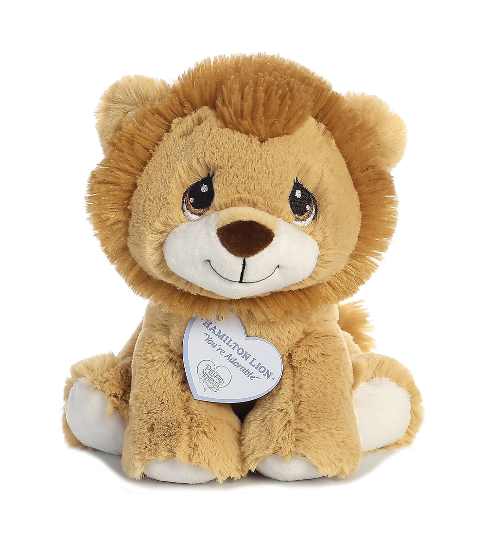 ® Inspirational Precious Moments™ Hamilton Lion Stuffed Animal - Cherished Memories - Enduring Comfort - Brown 8.5 Inches