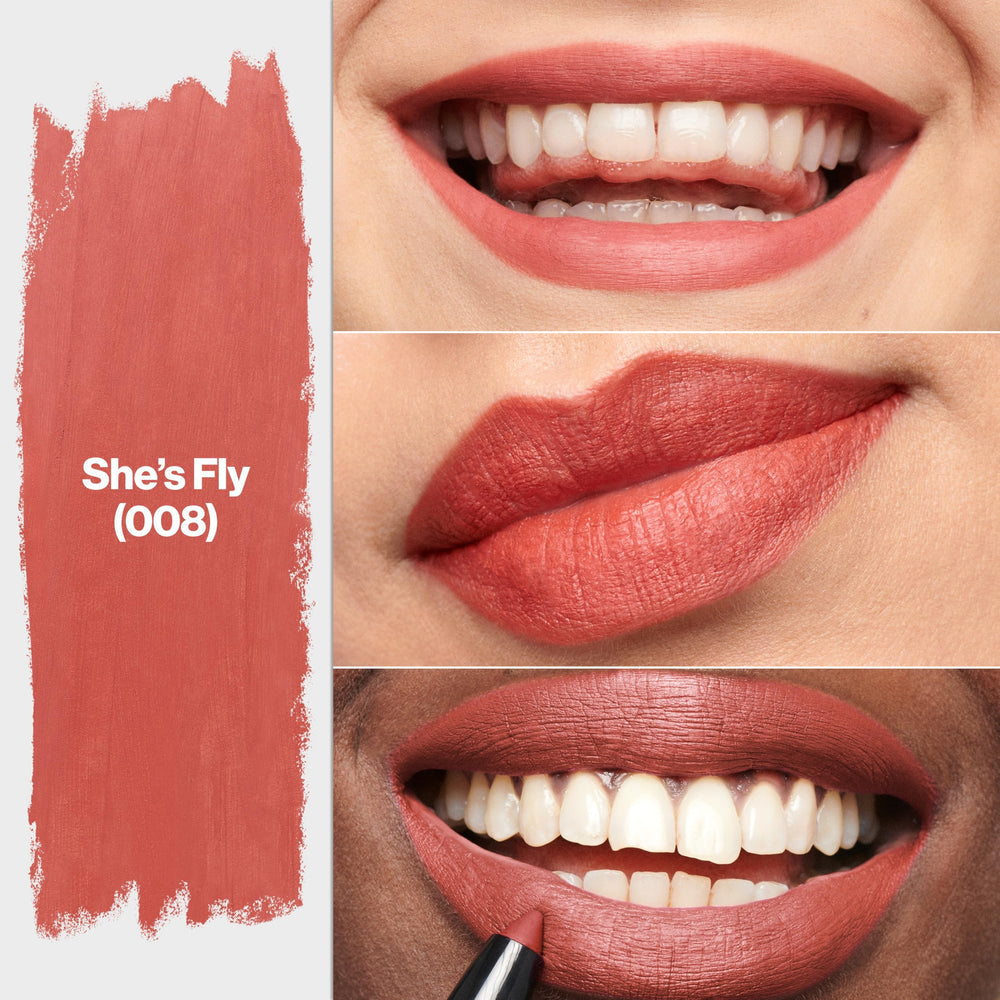Revlon ColorStay Matte Lite Crayon Lipstick with Built-in Sharpener, Smudgeproof, Water-Resistant Non-Drying Lipcolor