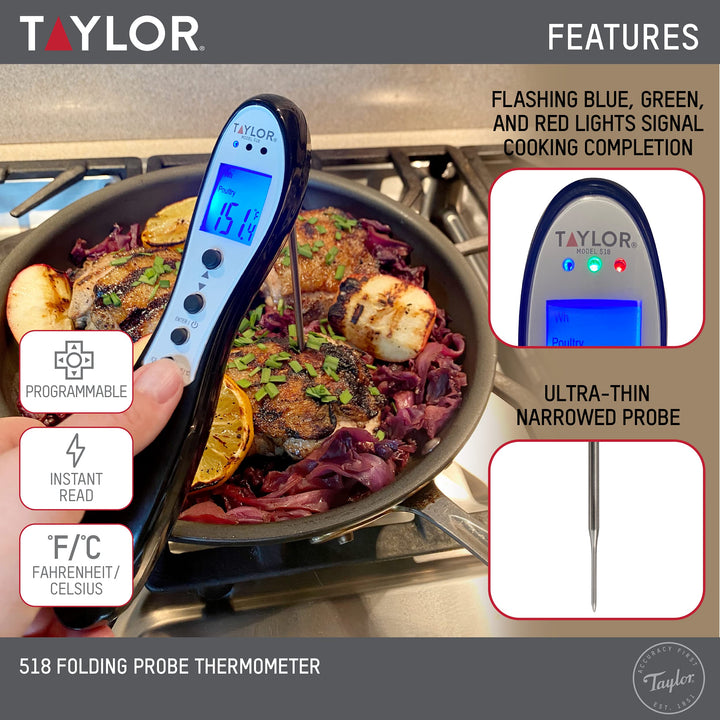Precision Products Connoisseur Digital Folding Probe Thermometer