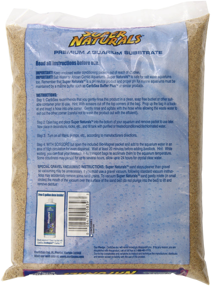 ACS05839 Super Natural Sunset Gold Sand for Aquarium, 5-Pound
