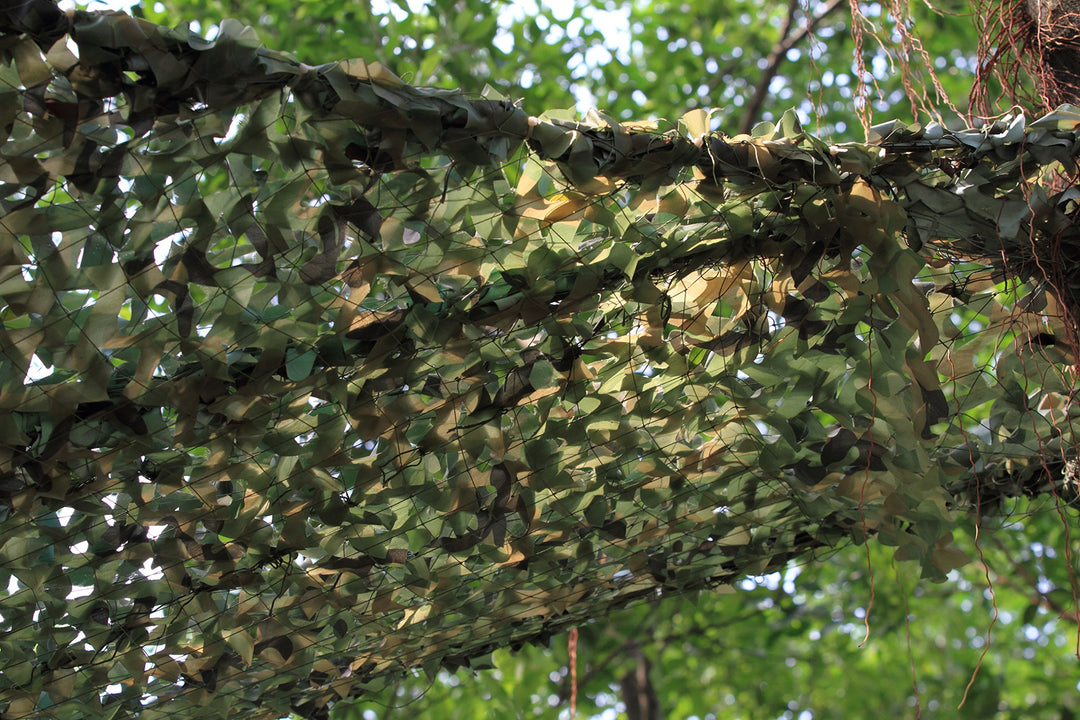 Camo Netting, 6.5ft x 20ft 2m x 6m Woodland Camouflage Net for Hunting Blind Sunshade Camping Watching Hide Airsoft Shooting Military Theme Party Decorations Privacy Fence Screen