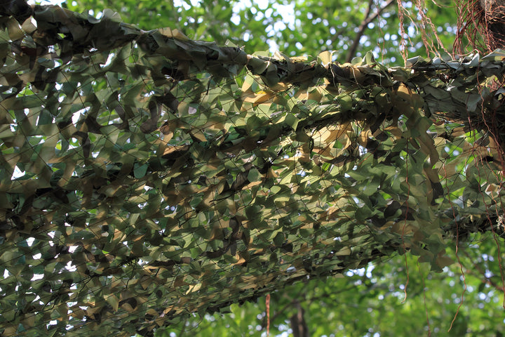Camo Netting, 6.5ft x 20ft 2m x 6m Woodland Camouflage Net for Hunting Blind Sunshade Camping Watching Hide Airsoft Shooting Military Theme Party Decorations Privacy Fence Screen