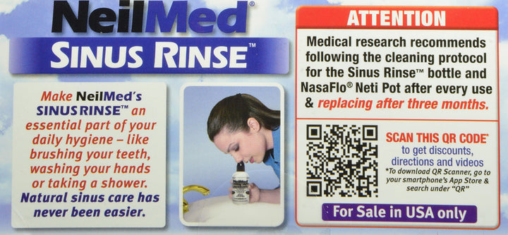 Sinus Rinse, Premixed 50 Sachets, Pack of 2