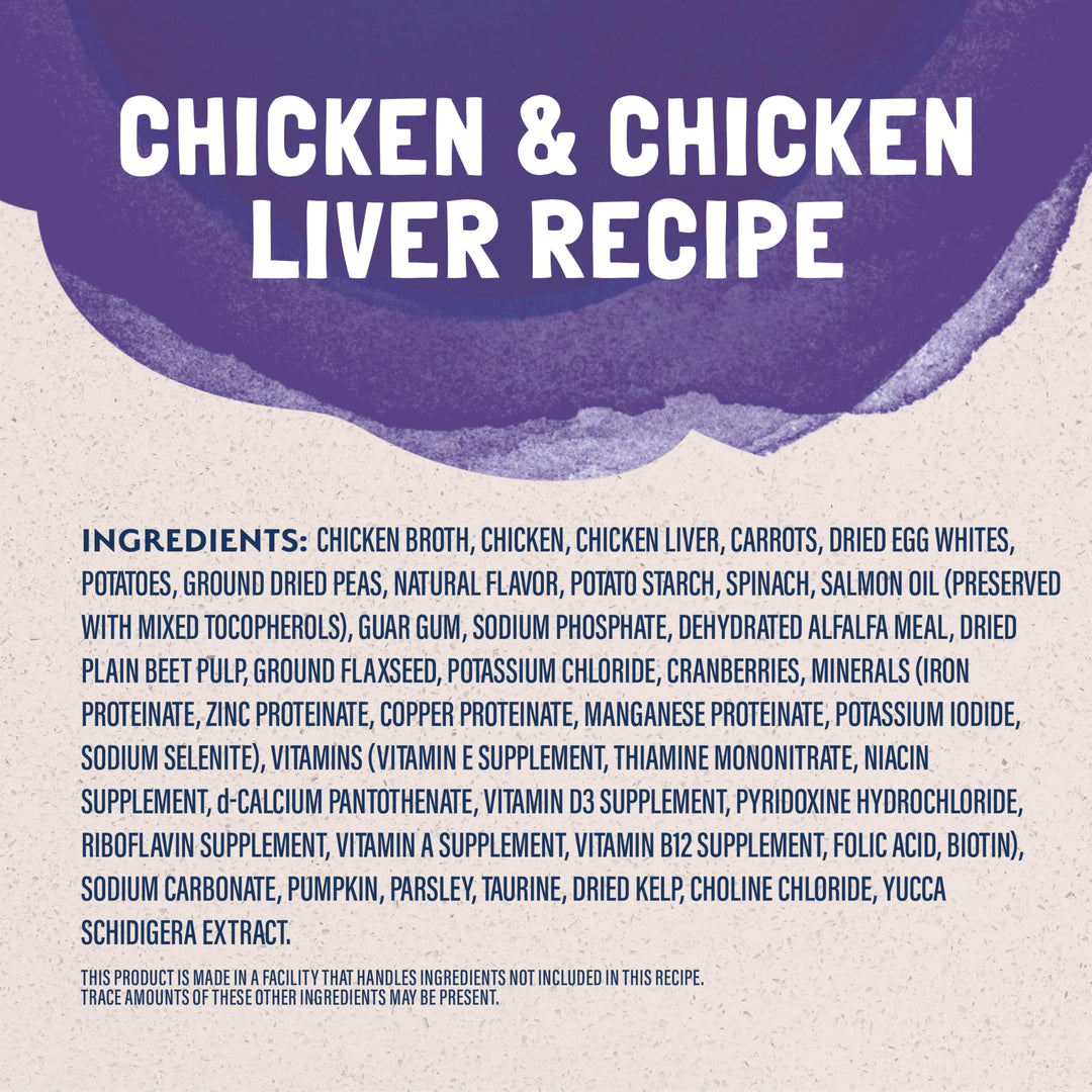 Original Ultra Platefulls Indoor Adult Grain Free Wet Cat Food, Chicken & Chicken Liver Recipe, 3 Ounce Pouch (Pack of 24), Packaging May Vary