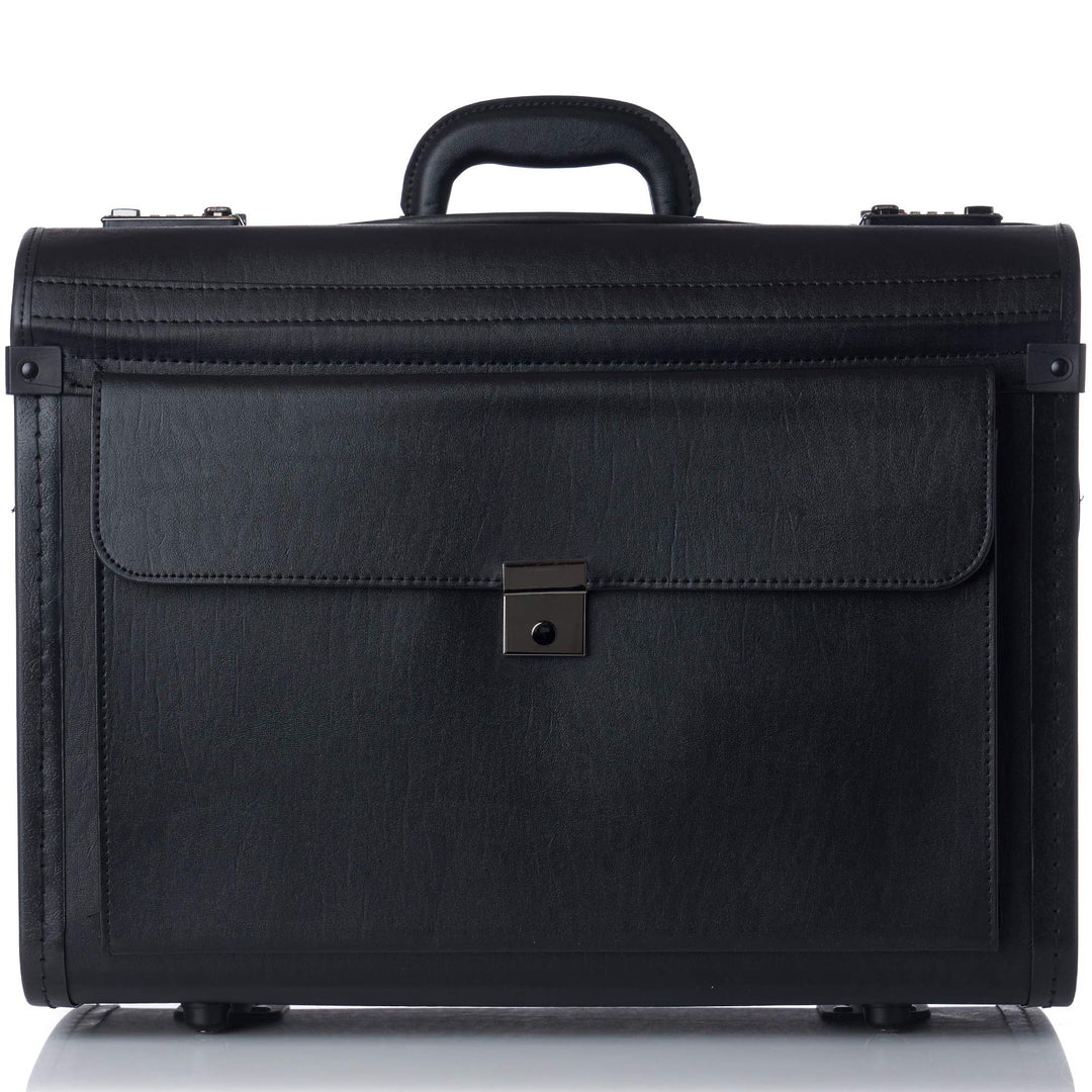 Rolling 17 Laptop Briefcase on Wheels Attache Lawyers Case Legal Size