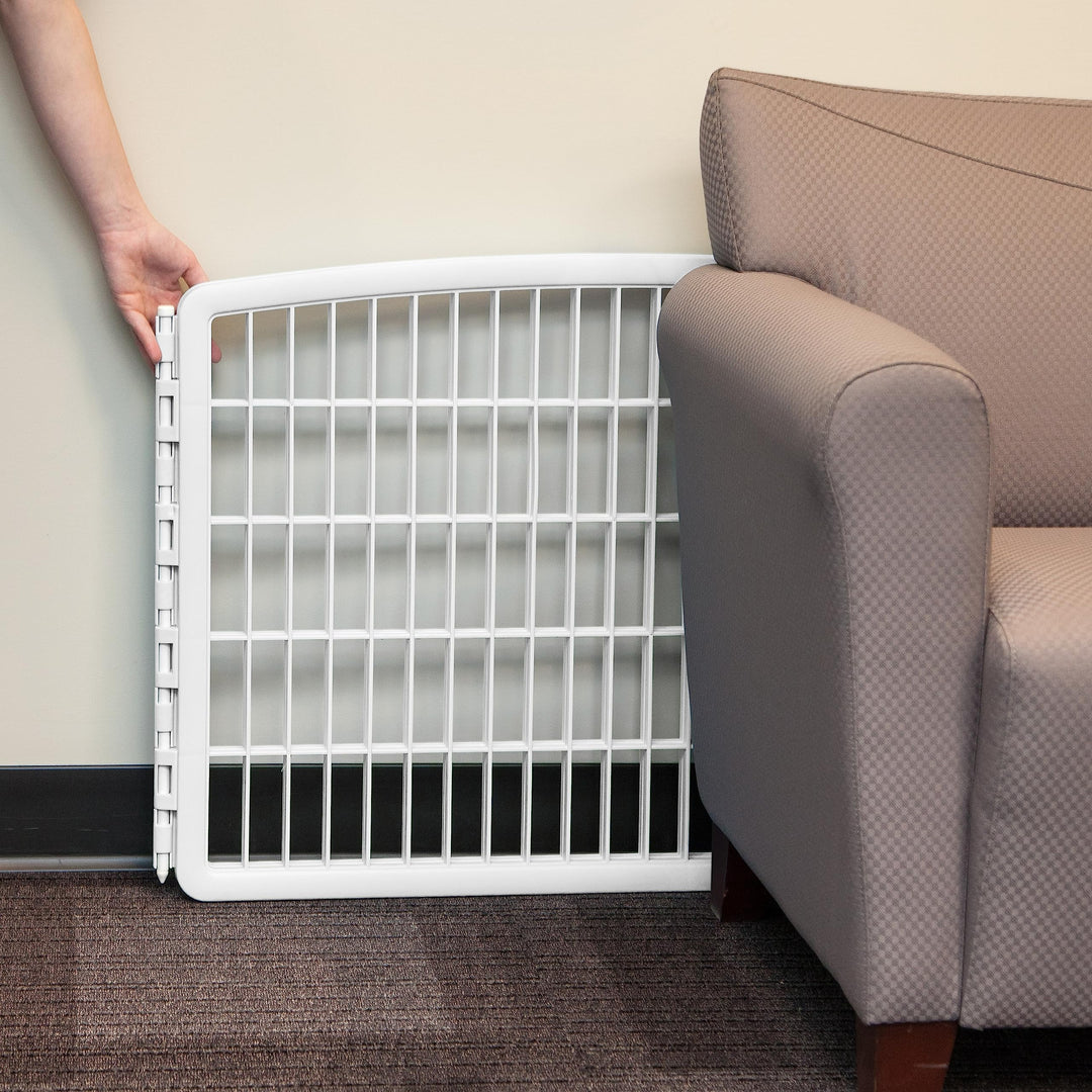 Dog Playpen Add-On Panels, 2-Panel 24 Pet Playpen, Puppy Playpen, Foldable, Customizable, White