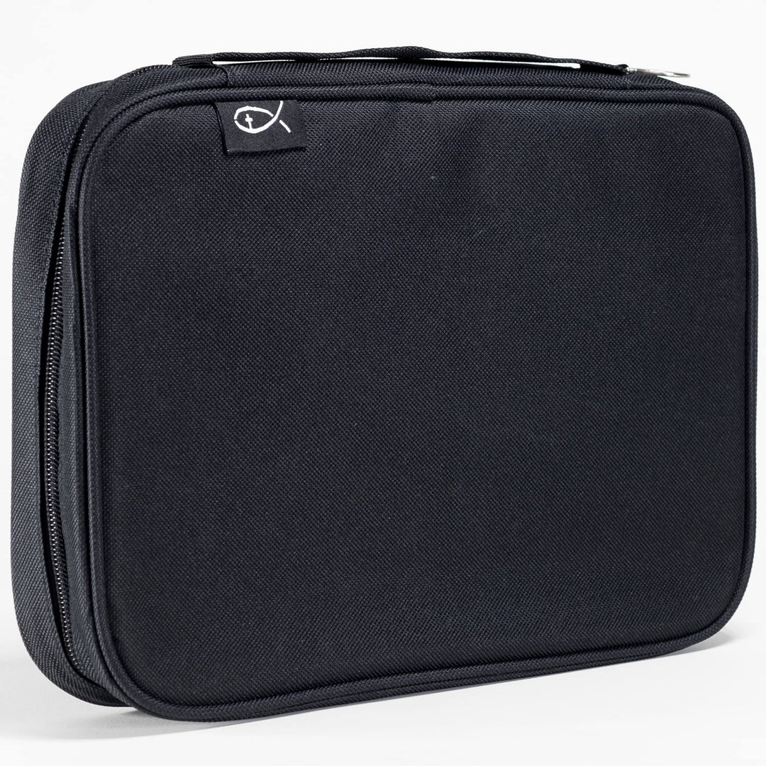 , Canvas Bible Case - Black Bible Cover for Men and Women - for Compact, X-Large and XX-Large Books