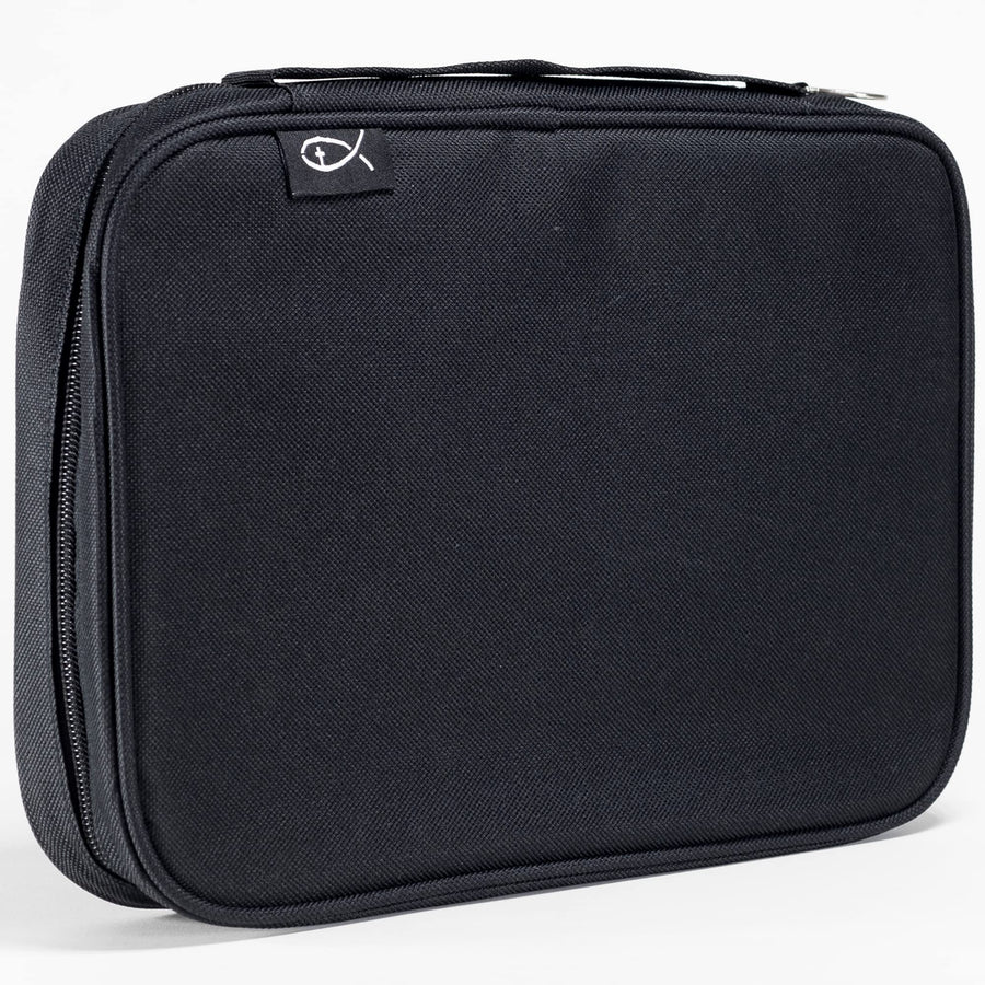 , Canvas Bible Case - Black Bible Cover for Men and Women - for Compact, X-Large and XX-Large Books